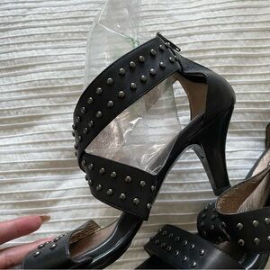 Sofft Black Studded Sandals